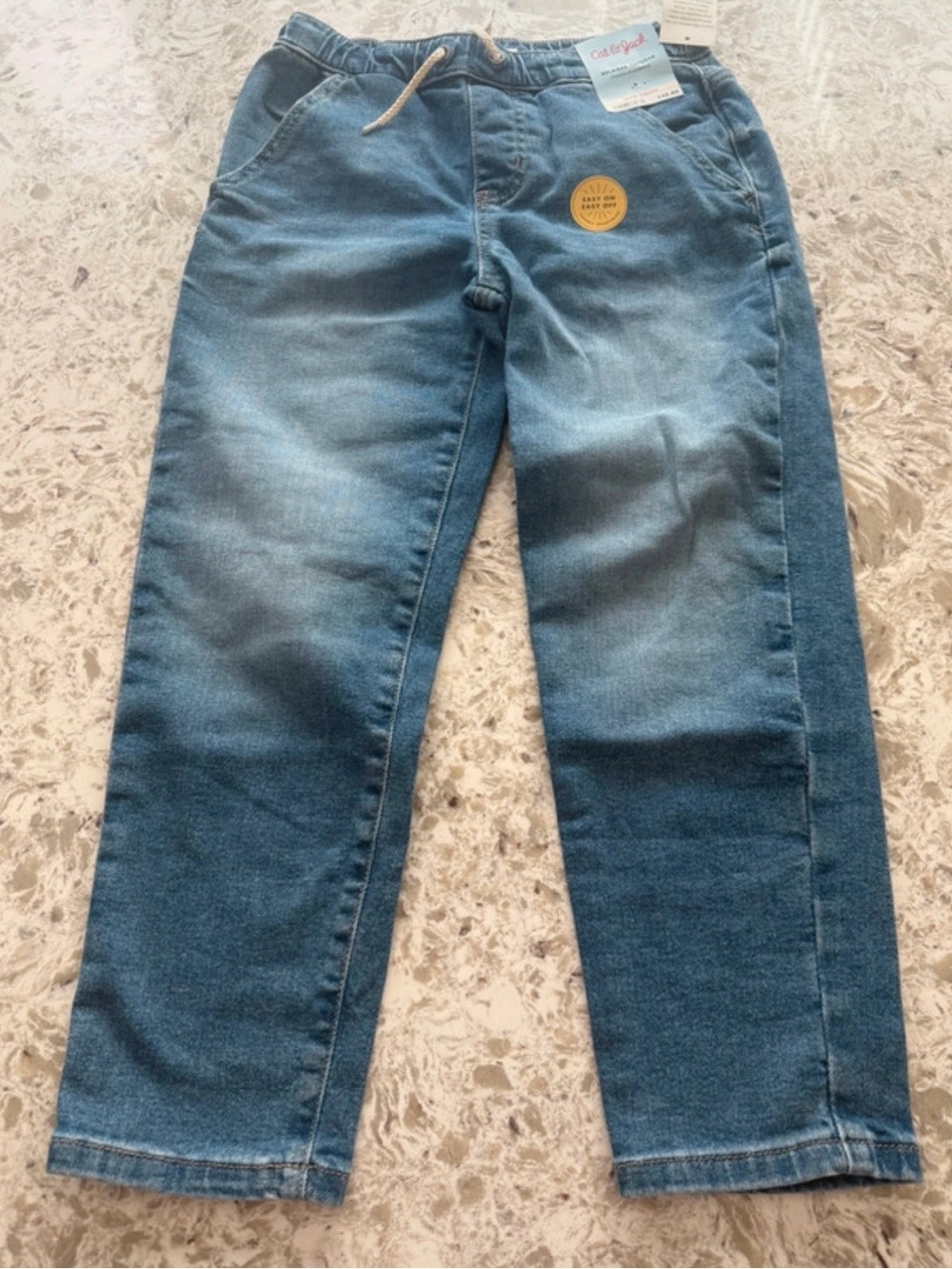 Cat & Jack Boys Blue Straight-Leg Jeans